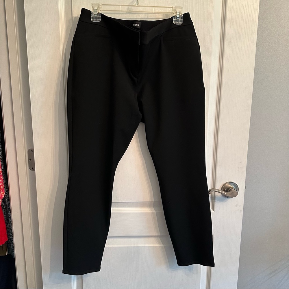 Express Stretch+ Midrise Legging Dress Pants - Large - Black